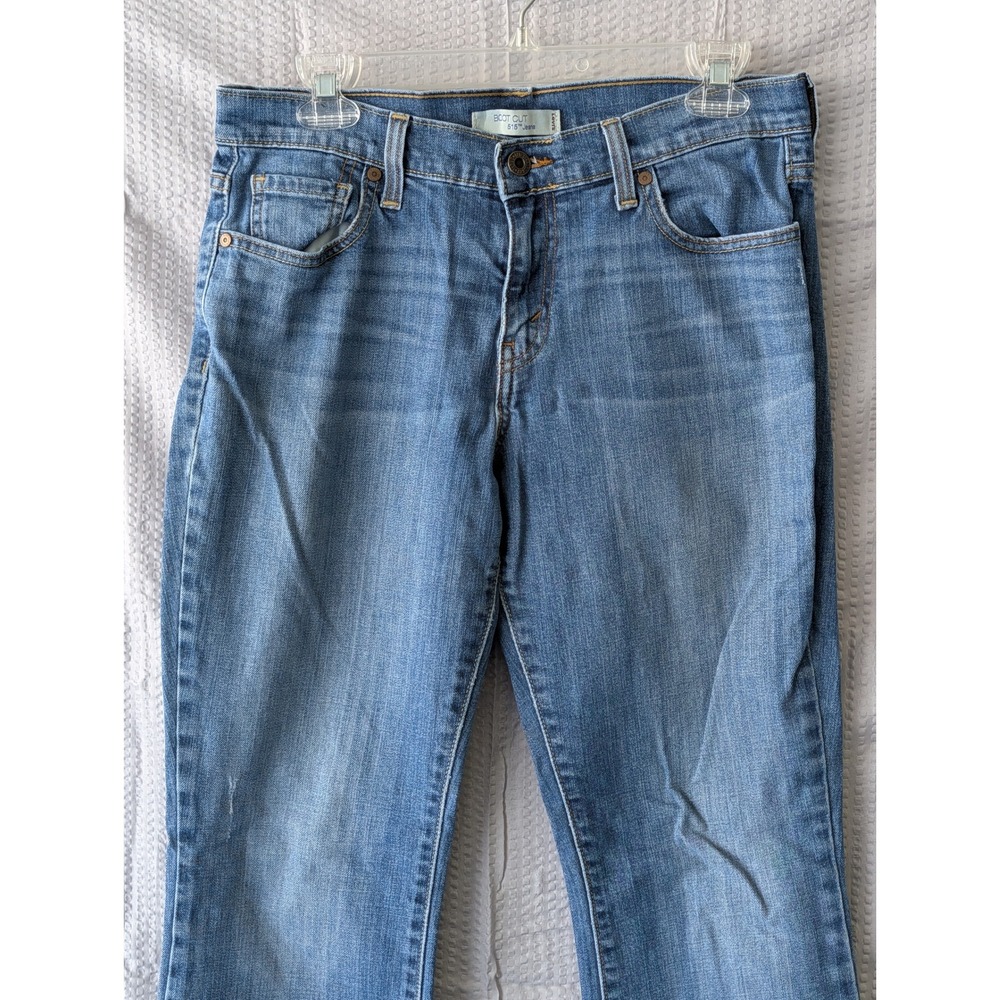 Levis 515 Bootcut Jeans Womens 6M Medium Wash Blue Mid Rise Flap Pocket Denim